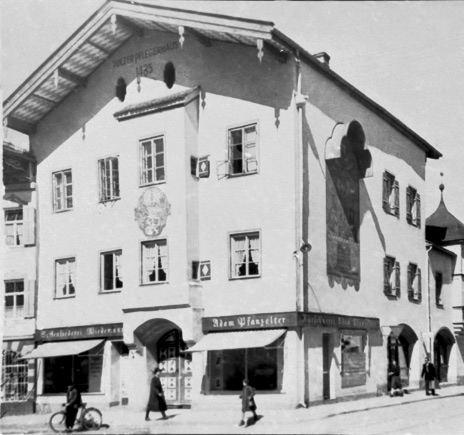 Beginn der Hindenburgstraße, um 1930